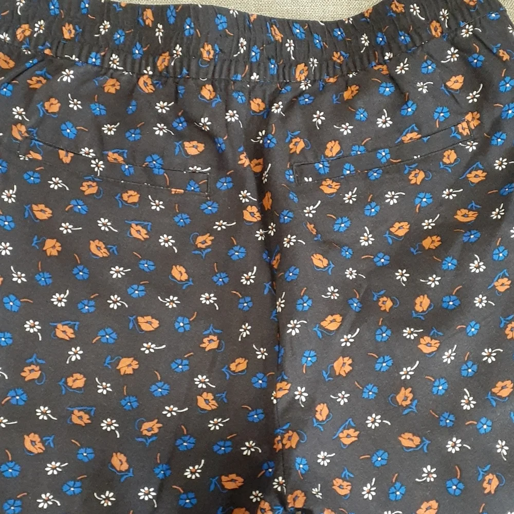 Madewell black floral joggers pants size x small - Picture 9 of 12